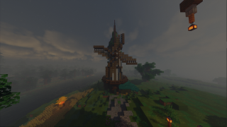 Minecraft Fantasy Windmill Schematic (litematic)